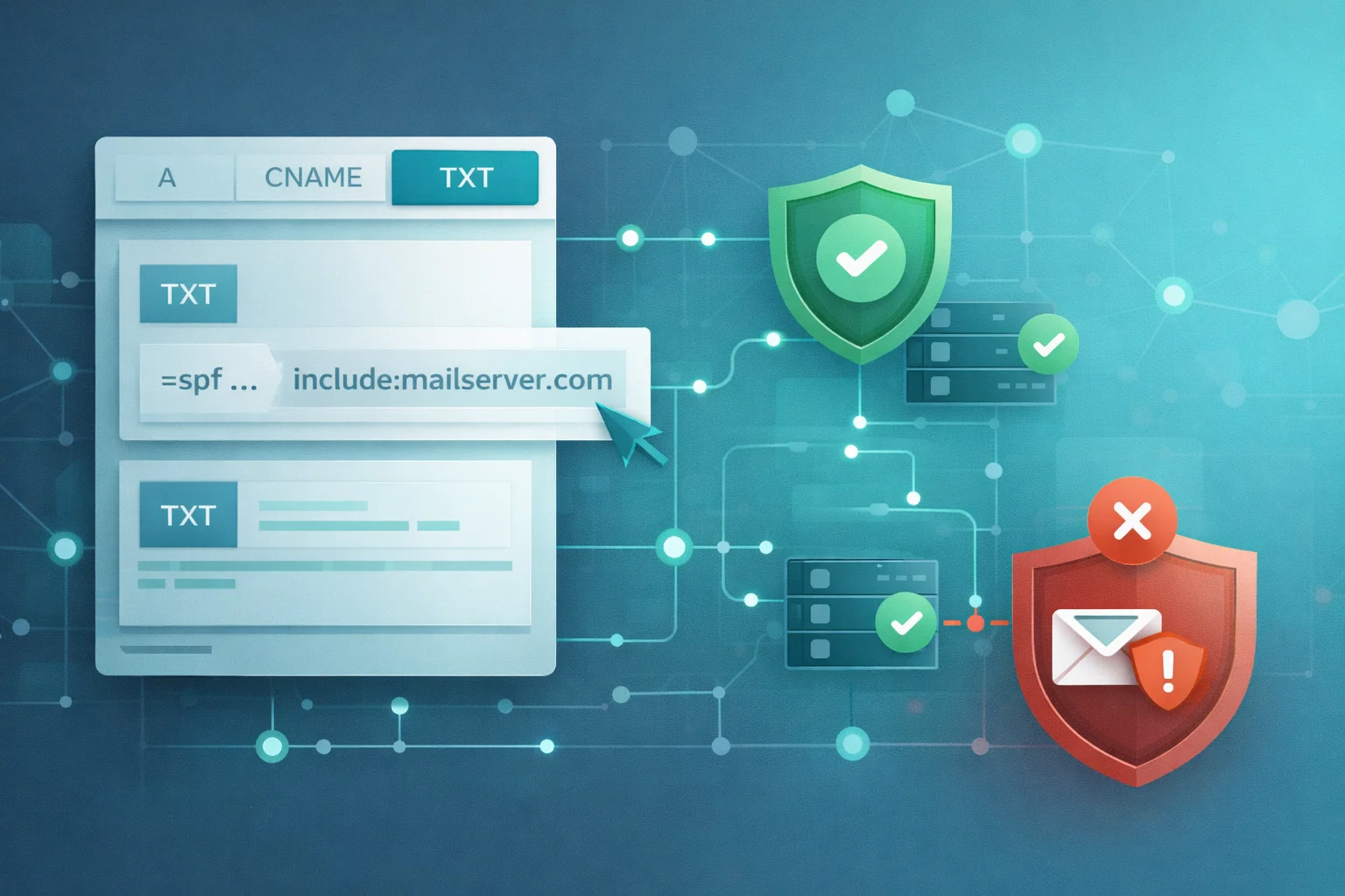 SPF kaydı oluşturma